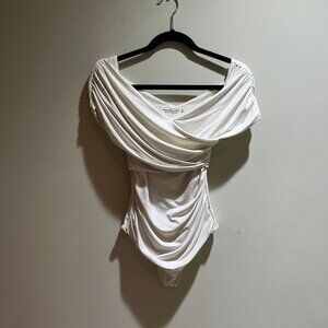NWT Abercrombie & Fitch Sleek Seamless Ruched Wrap Bodysuit